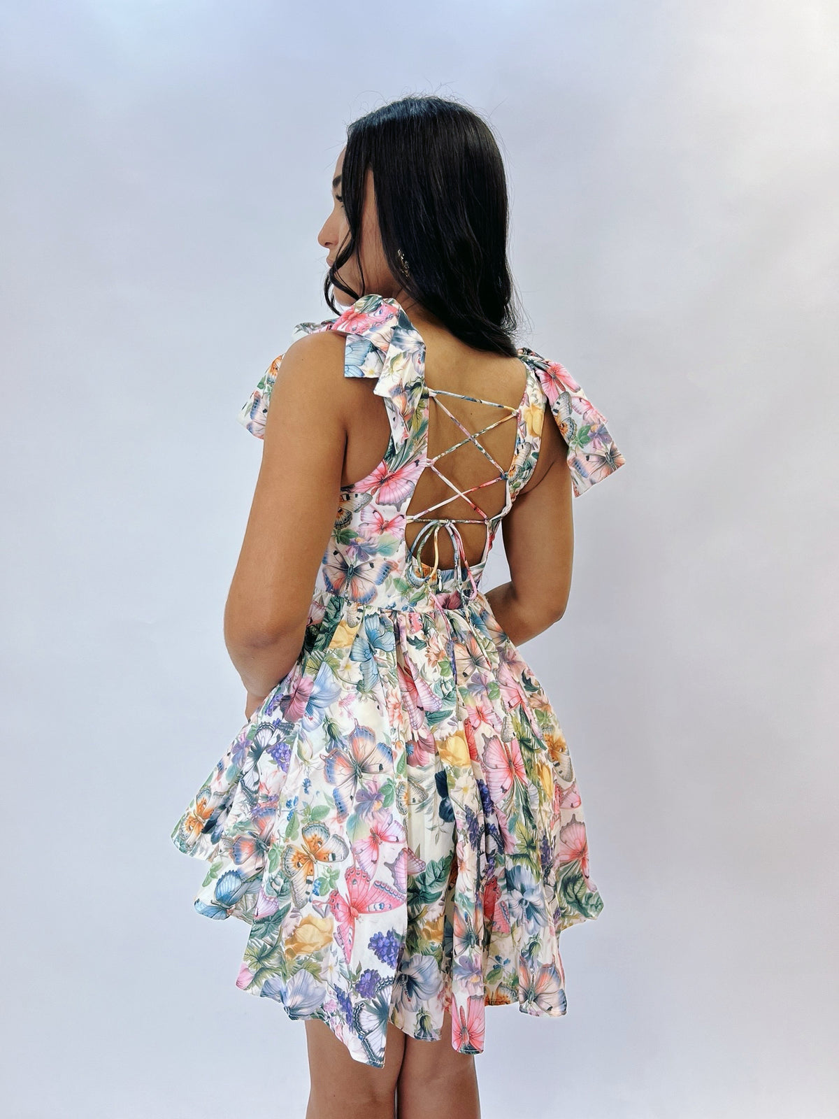 Butterfly Print MiniDress